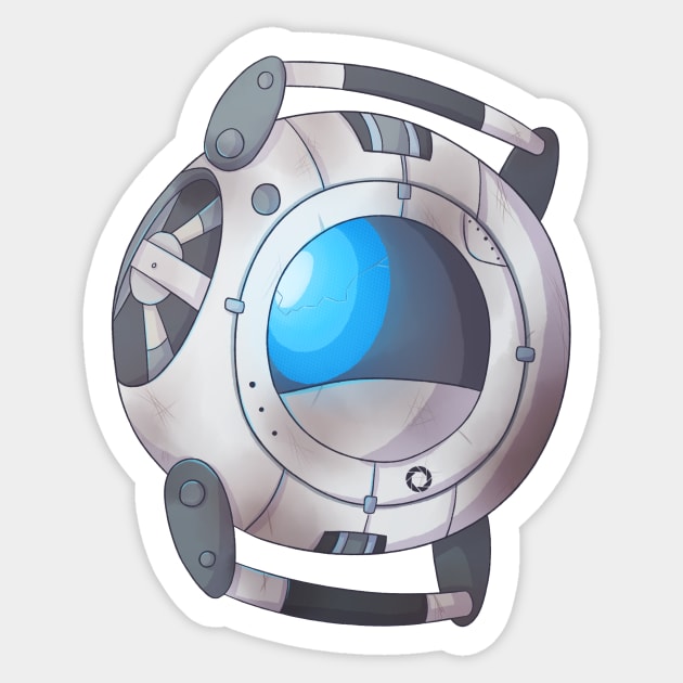 Wheatley Sticker by SpookytheKitty2001